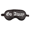 Miniatyrbild 1 av 3: Something Different Go Away Gothic Satin Sleep Mask One Size Bl Black One Size