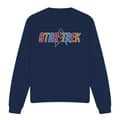 Star Trek Unisex Vuxen Logotyp Sweatshirt L Marinblå Navy L
