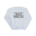 Miniatyrbild 1 av 3: Star Wars Herr The Bad Batch Texturlogotyp Sweatshirt 4XL Vit White 4XL