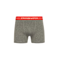 Miniatyrbild 5 av 6: Crosshatch Herr Astral Boxer Shorts (12-pack) L Kolgrå Melering Charcoal Marl L