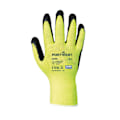 Miniatyrbild 2 av 2: Portwest A340 Hi-Vis Latex Grip Handskar L Gul Yellow L