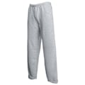 Miniatyrbild 1 av 2: Fruit Of The Loom Herr Joggbyxor med Öppen Fåll / Joggingbyxor 2XL Heather Grey 2XL