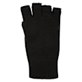 Miniatyrbild 1 av 4: Mountain Warehouse Unisex Vuxen Stickade Fingerlösa Handskar En Storlek Black One Size