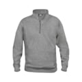 Miniatyrbild 1 av 4: Clique Unisex Vuxen Basic Halv Zip Sweatshirt 4XL Grå Melange Grey Melange 4XL
