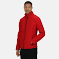 Miniatyrbild 4 av 4: Regatta Standout Mens Ablaze Printable Softshell Jacket XL Clas Classic Red/Black XL