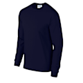 Miniatyrbild 3 av 3: Gildan Unisex Vuxen Ultra Plain Bomull Långärmad T-shirt 4XL Navy 4XL