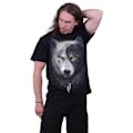 Miniatyrbild 3 av 3: Spiral Direct Unisex Vuxen Varghuvud Chi T-shirt XXL Svart Black XXL