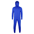 Miniatyrbild 1 av 2: Comfy Co Barn Unisex Enfärgad All In One / Onesie 7-8 År R Royal Blue 7-8 Years