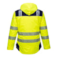 Miniatyrbild 2 av 2: Portwest Herr PW3 Hi-Vis Vinterjacka 4XL Gul/Marinblå Yellow/Navy 4XL