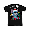Miniatyrbild 1 av 3: Disney Herr Lilo And Stitch Julbelysning T-shirt XXL Svart Black XXL