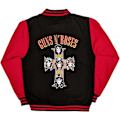Miniatyrbild 2 av 2: Guns N Roses Unisex Adult Appetite For Destruction Varsity Jack Black/Red XL