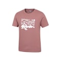 Miniatyrbild 4 av 4: Mountain Warehouse Herr Mountain T-Shirt XL Burgundy Burgundy XL
