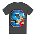 Miniatyrbild 1 av 5: Ren & Stimpy Unisex Vuxen S Is For Stimpy T-Shirt M Gråmelerad Charcoal M
