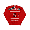 Miniatyrbild 1 av 3: Star Wars Herr Jul Darth Vader Fair Isle Sweatshirt 5XL R Red 5XL