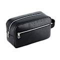 Miniatyrbild 1 av 2: Quadra Tailored Luxe PU Wash Bag One Size Svart Black One Size