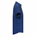 Miniatyrbild 6 av 6: Russell Collection Herr Kortärmad Easy Care Skräddarsydd Oxford Bright Royal 15inch