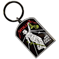 Miniatyrbild 1 av 2: Metallica And Justice For All Gravsten Emalj Nyckelring One Size Black/White/Red One Size