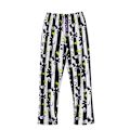 Miniatyrbild 3 av 3: Beetlejuice Herr Logo Kortärmad Lång Pyjamas Set L R Svart Black L R