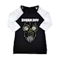 Miniatyrbild 1 av 2: Green Day Dam/Dam Green Mask Raglan T-shirt XXL Svart/Vit Black/White XXL