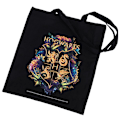 Miniatyrbild 2 av 3: Harry Potter Hogwarts Crest Canvas Tote Bag One Size Svart/Guld Black/Gold/Multicoloured One Size