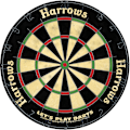 Miniatyrbild 1 av 2: Harrows Lets Play Bristle Dartboard Set En Storlek Flerfärgad Multicoloured One Size