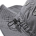 Miniatyrbild 4 av 4: Beechfield Summer Cargo Bucket Hat / Huvudbonad (UPF50-skydd Graphite Grey One Size