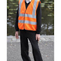 Miniatyrbild 2 av 4: Yoko Hi-Vis Barn Unisex Väst / Jacka 4-6 Hi Vis Orange Hi Vis Orange 4-6