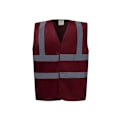 Miniatyrbild 1 av 2: Yoko herr High-Vis väst XL Maroon Maroon XL