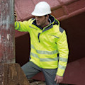 Miniatyrbild 2 av 2: Result Safeguard Dynamic Hi-Vis Softshell Arbetsjacka för Herr Yellow 3XL