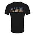 Miniatyrbild 2 av 2: Star Wars: The Mandalorian Unisex Vuxen Rad Av Hjälmar T-shirt Black One Size