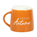 Miniatyrbild 3 av 3: Something Different Hello Autumn Mugg och Sock Set One Size Oran Orange/White One Size