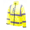 Miniatyrbild 4 av 6: Yoko Hi-Vis Softshelljacka för män XL Hi-Vis Gul Hi-Vis Yellow XL