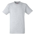 Miniatyrbild 1 av 2: Fruit Of The Loom Mens Heavy Weight Belcoro® Cotton Short Sleev Heather Grey 2XL