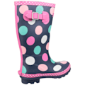Miniatyrbild 6 av 6: Cotswold Childrens Girls Dotty Spotted Wellington Boots 12 UK C Multicoloured 12 UK Child