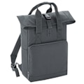 Miniatyrbild 1 av 3: BagBase Twin Handle Roll-Top Ryggsäck One Size Graphite Grey Graphite Grey One Size