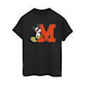 Miniatyrbild 2 av 4: Disney Dam/Damer Mickey Mouse Leopard Byxor Bomull Pojkvän Sports Grey S
