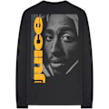 Miniatyrbild 2 av 2: Tupac Shakur Unisex Vuxen Respect Bomull Långärmad T-shirt L Black L