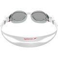 Miniatyrbild 2 av 3: Speedo Biofuse simglasögon för män, en storlek, vit/röd/rök White/Red/Smoke One Size