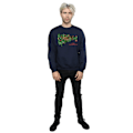 Miniatyrbild 6 av 6: National Lampoon's Christmas Vacation Herr Squirrel Tree Sweatshirt Navy Blue L