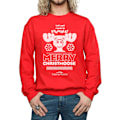 Miniatyrbild 3 av 5: National Lampoon's Christmas Vacation Herr Merry Christmoose Sweatshirt Red XXL