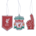 Miniatyrbild 1 av 3: Liverpool FC Crest Luftfräschare (3-pack) One Size Röd/Grön Red/Green/Gold One Size