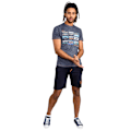 Miniatyrbild 4 av 4: Duke Herr D555 Apsey Kassettband Kingsize T-shirt 3XL Marinblå Twist Navy Twist 3XL