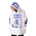 Miniatyrbild 1 av 3: Star Wars Unisex Vuxen R2-D2 Filttröja One Size Vit White One Size