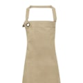 Miniatyrbild 2 av 2: Premier Unisex Calibre Heavy Cotton Canvas Haklappsförkläde One Size K Khaki One Size