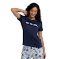 Miniatyrbild 3 av 3: Animal Womens/Ladies Latero Hybrid Swimming T-Shirt 8 UK Navy Navy 8 UK