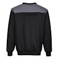 Miniatyrbild 2 av 2: Portwest Herr PW2 Sweatshirt M Svart/Zoom Grå Black/Zoom Grey M