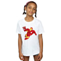 Miniatyrbild 2 av 5: Marvel Girls Iron Man Enkel Bomull T-shirt 9-11 År Vit White 9-11 Years