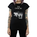 Miniatyrbild 3 av 5: The Exorcist Damkläder/Dam Mono Distressed Poster Bomull T-Shir Black XXL