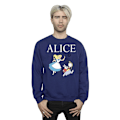 Miniatyrbild 2 av 3: Disney Herr Alice In Wonderland Follow The Rabbit Sweatshirt XL Navy Blue XL