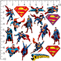 Miniatyrbild 2 av 6: Superman Deluxe Poser Stickers (Förpackning med 100) One Size Multicolo Multicoloured One Size